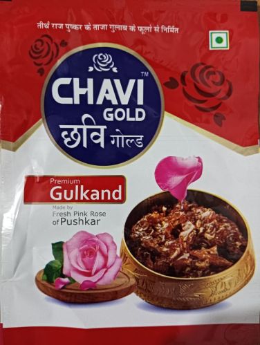 Red Chavi Gold Gulkand, Packaging Type : Pauch