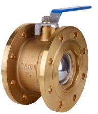 BRASS FLANGED BALL VALVE