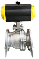 PNEUMATIC TRUNNION BALL VALVE