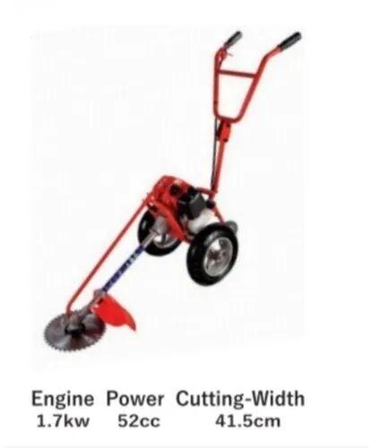 Semi-Automatic Hand Push Brush Cutter, Power : 52 Cc