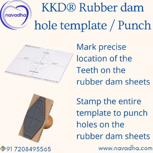 KKD Rubber Dam Hole Template / Punch