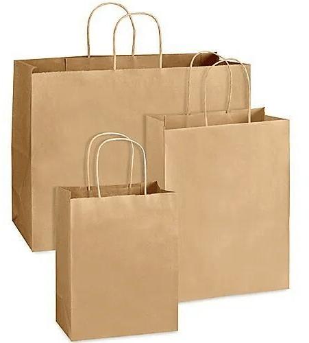 Plain Paper Bags, For Shopping, Gift Packaging