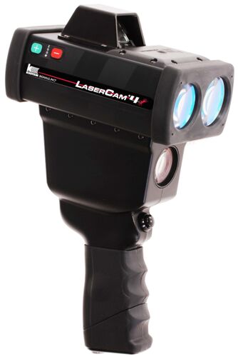 Portable Lidar Speed Measurement Gun, Color : Black