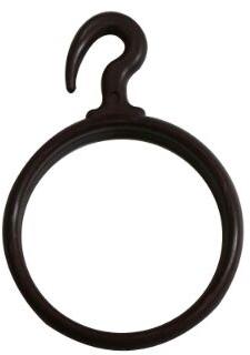 Plastic Curtain Ring, Color : Brown