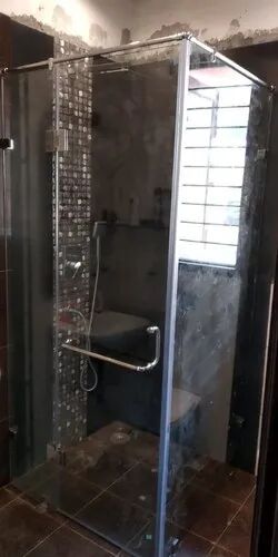 Rectangular Glass Aluminum Steam Room