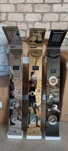 Stainless Steel Shower Panel, Color : Silver