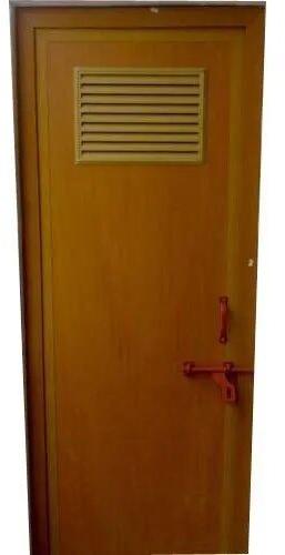 PVC Hinged Door, Color : Brown
