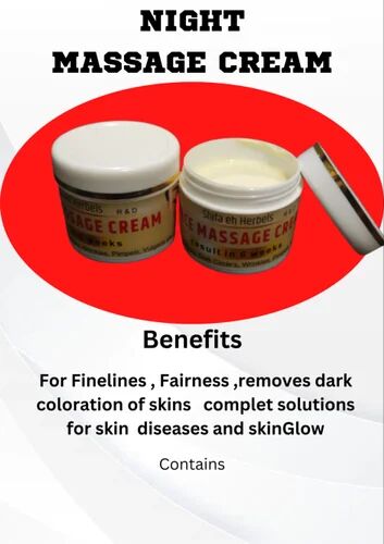 Night Cream, Packaging Size : 50 Gms