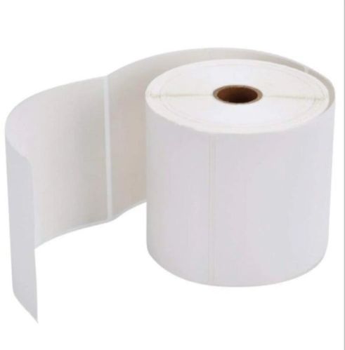 Paper Plain Barcode Labels, Packaging Type : Roll