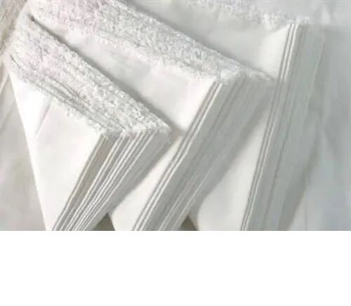 Rectangular Cotton Pillow Covers, Color : White