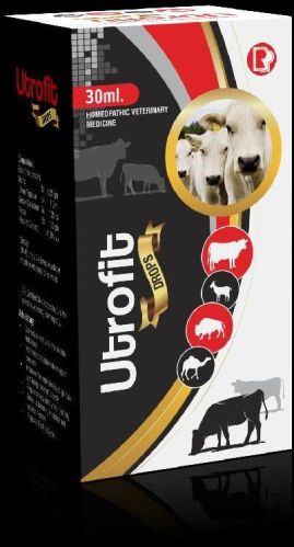 Utrofit Liquid, For Homoeopathic Drops, Packaging Type : Box