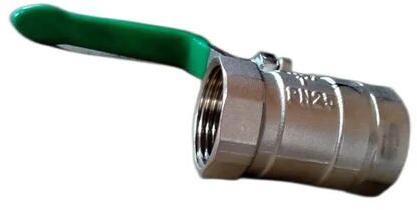 Brass Screwed Ball Valve, Color : Silver Green