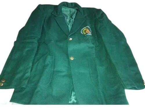 Aggarwal Company Plain Hosiery School Uniform Blazer, Age : 2-18 Years