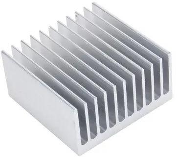 Aluminium Cooling Fin, Color : Silver