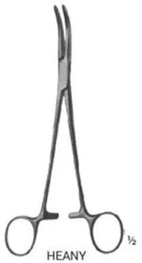 Stainless Steel Hysterectomy Forceps