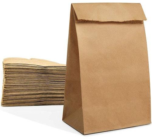 Brown Food Grade Paper Bag, Feature : Supreme Finish, Moisture Proof, High Grip, Disposable, Biodegradable