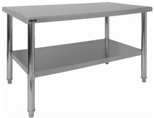 Mild Steel Table, Color : Silver
