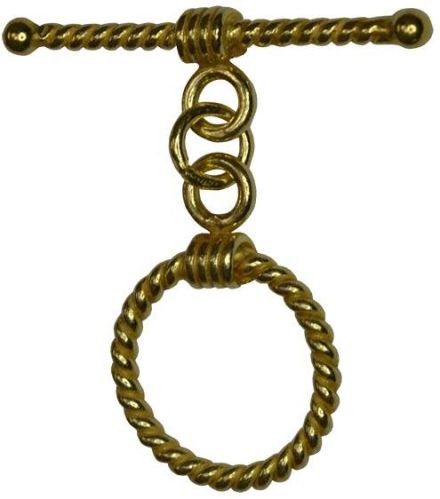 12mm Striped Toggle Clasp