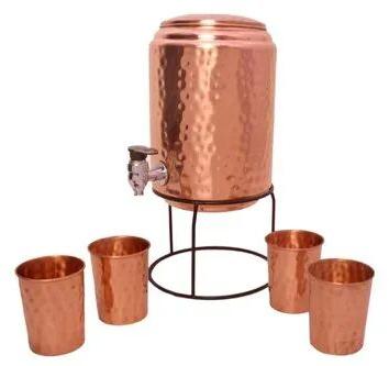 Pure Copper Water Dispenser, For Home, Capacity : 5 To 10 Litres