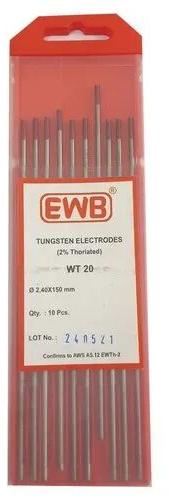 Tungsten Electrode, Dimension : 2.40x150mm (WxL)