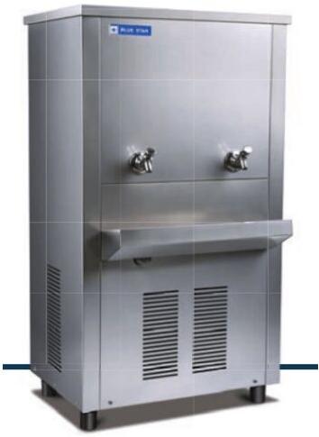 BLUE STAR 77kg Stainless Steel Water Cooler, Cooling Capacity L/H : 80 L/HR