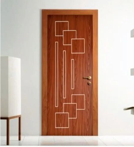 Rectangular WPC Door Frame, Color : Brown