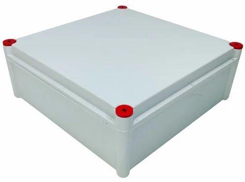 Square Coated Thermoplastic Junction Box, For Electronics, Color : White