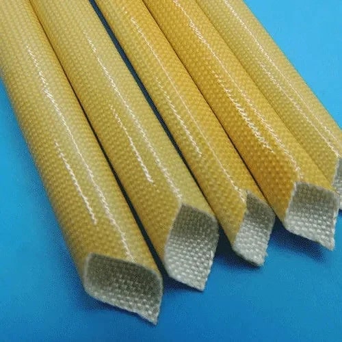 Polished Plain PVC Insulated Fiberglass Sleeves, For Industrial, Size : Standard