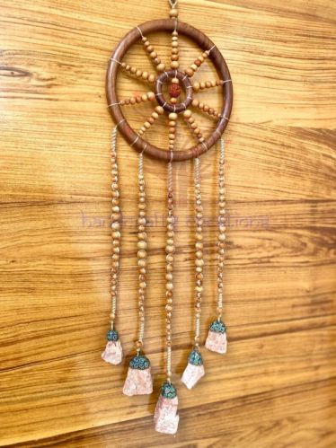 Sandalwood Beads Dream Catcher Wall Hanging, For Decoration, Gifting, Home, Office, Packaging Type : Carton Box