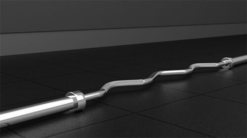 Hard Chrome Coating CURL BAR 30mm 48″