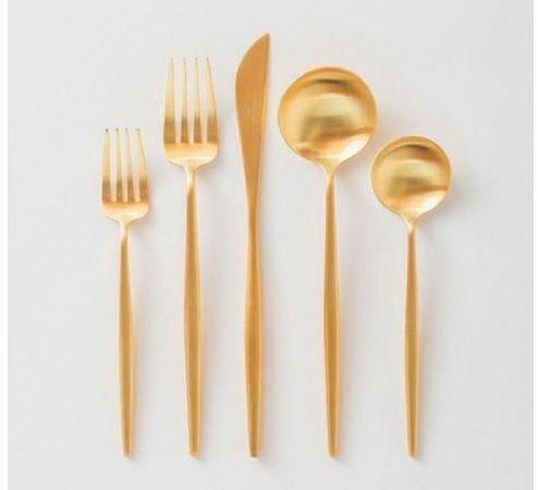 Grape Cutlery Gold Finish Cutlery, For Airline, Home, Size : Multisize