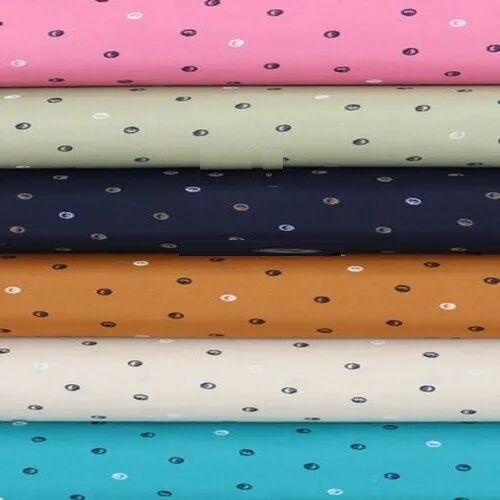 Polyester Shirt Fabric, Color : Multicolour, Width : 58 Inches