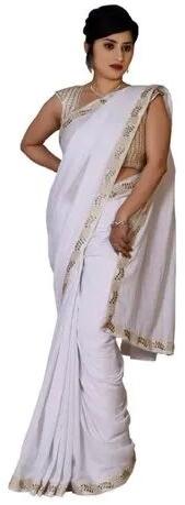 VJ Apparels Cotton Saree, Saree Length : 6.5 Mtr With Running Blouse