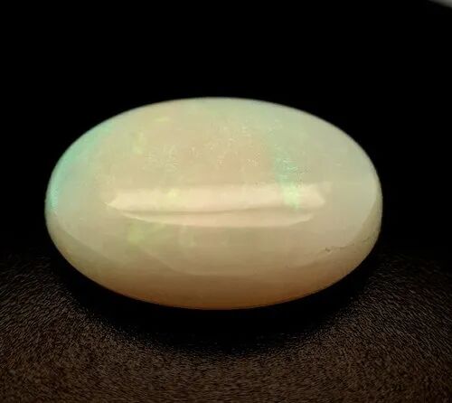 Oval Australian Fire Opal Stone, For Astrological Prediction, Color : Rainbow