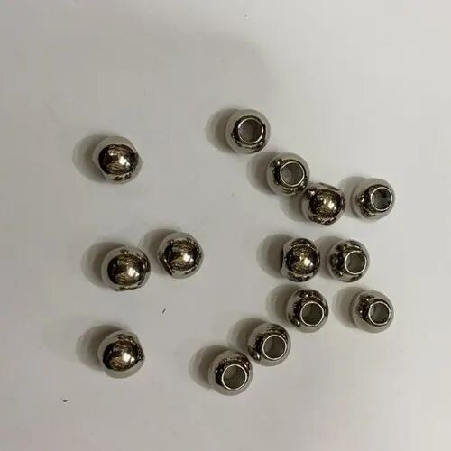 Stainless Steel Silver Bead, Packaging Type : Packet