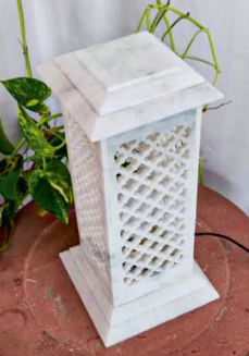 Marble Stone Outdoor Lamp, Feature : Stable Performance, Durable