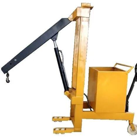 COUNTER BALANCED FLOOR CRANE, Color : Yellow