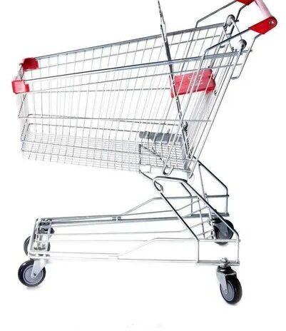 SS Shopping Trolley, Color : Silver