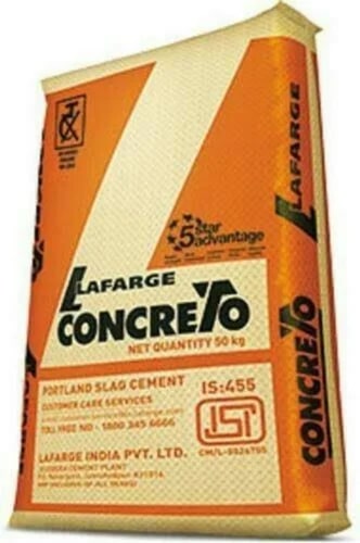 Powder Lafarge Concreto Cement, For Construction Use, Certification : ISI Certified