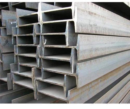 Polished Mild Steel Industrial Beams, Size : 100 X 50 X 300 Mm