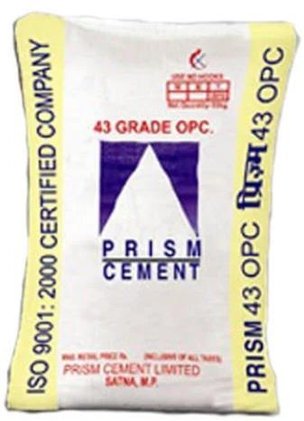 Grey Powder Prism Cement, For Construction Use, Certification : ISI Certified