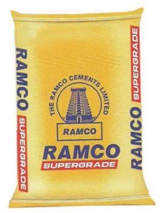 Grey Powder Ramco Cement, For Construction Use, Packaging Type : Plastic Bag