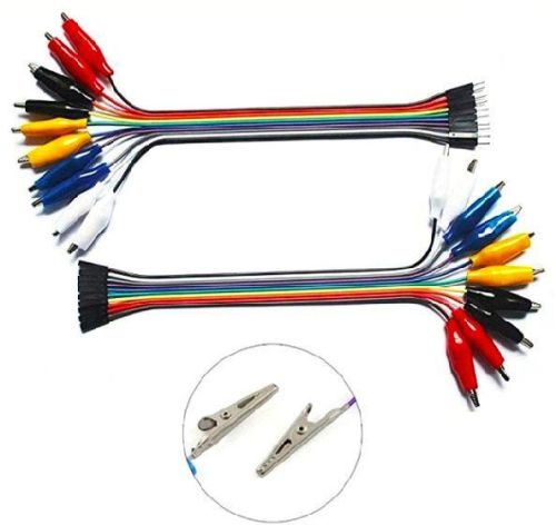 2 In 1 Alligator Clip To Dupont Wire Jumper (M2A Or F2A)