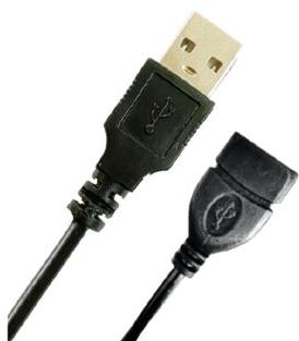 Male-A To Female-A USB CABLE For Bagpack-60cm- (1.8Amp)