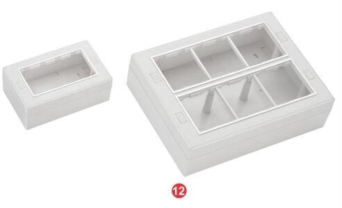 Plastic Modular Switchboards, Color : White