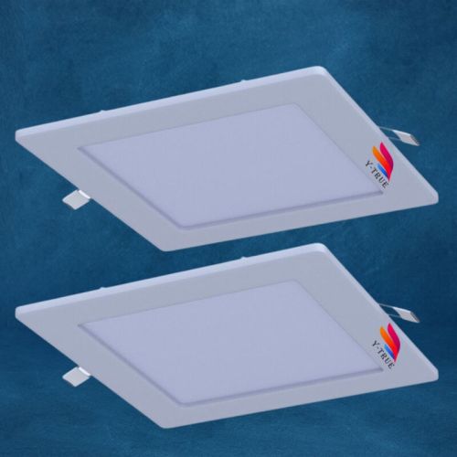 12 W Slim Square Panel Light, Color : White