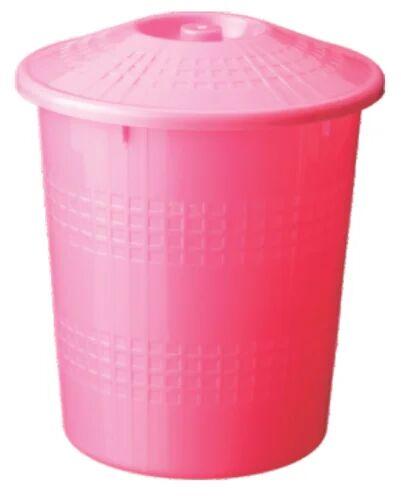 Cylindrical Ratan Plastic Dustbin, Color : Multicolor