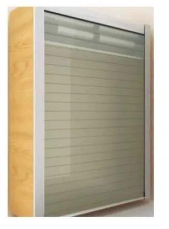 Anodized Glass Roller Shutter, Width : 450 Mm