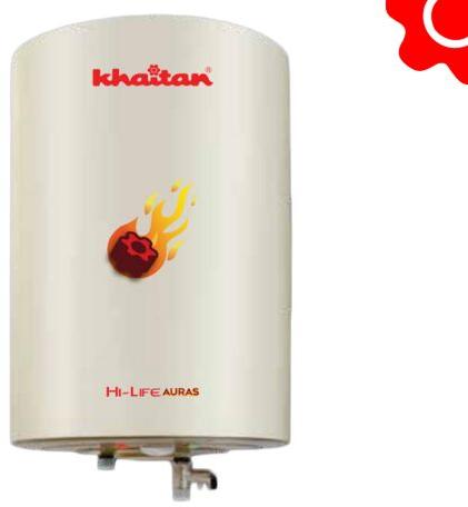 KHAITAN AURUS 25LTRS. GLASS TANK STORAGE WATER HEATER