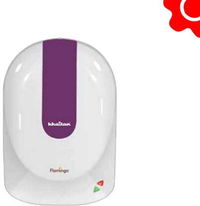 KHAITAN FLAMINGO 3LTRS. INSTANT WATER HEATER, Color : White